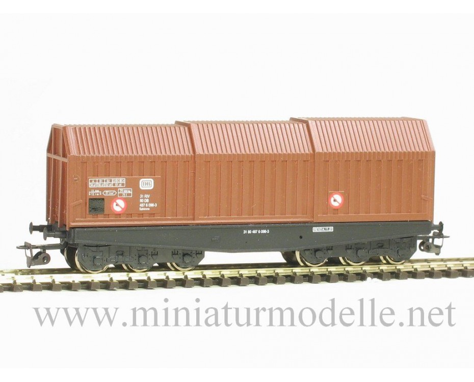 1:120 TT 3631 Coil transport car Shis of the DB, brown, era 4, 3631, Peresvet by https://miniaturmodelle.net