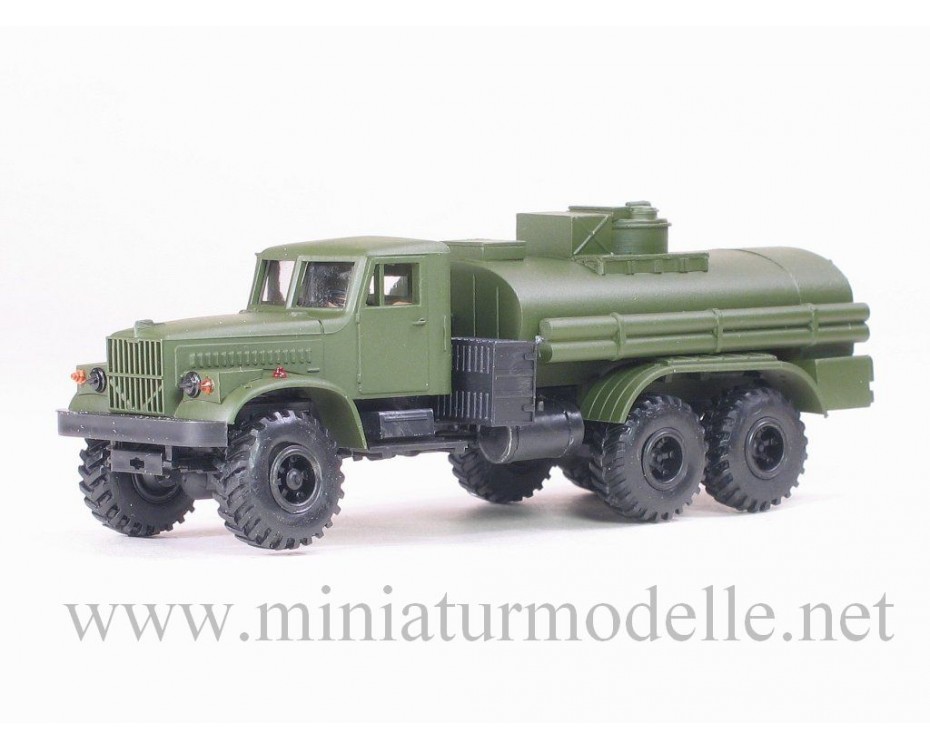 H0 1:87 KRAZ 255 offroad fuel filling tank ATZ-8, military, small batches model,   Miniaturmodelle by https://miniaturmodelle.net