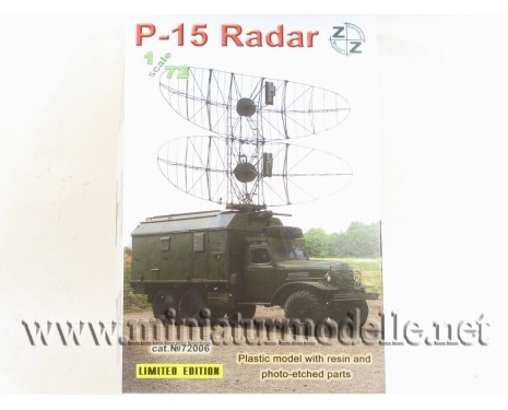 1:72 ZIL 157 with radar P-15, military, small batches model