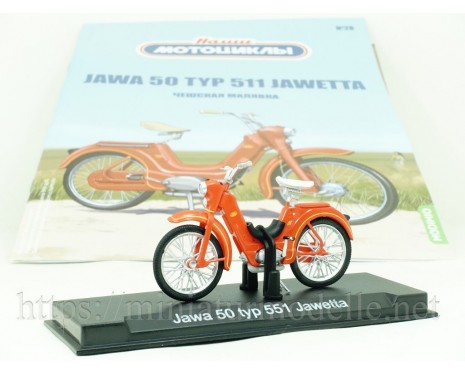 1:24 JAWA 50 Typ 511 Jawetta moped with magazine #28