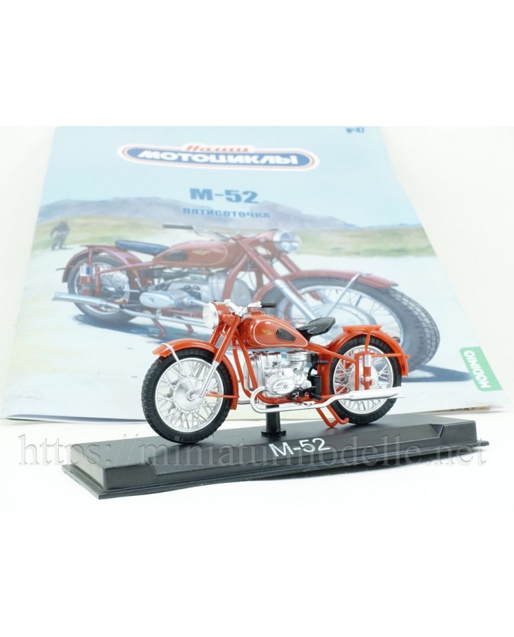 1:24 M 52 motorcycle with magazine #47