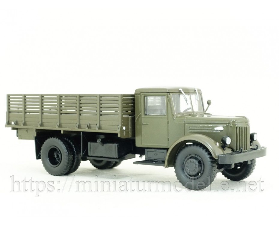 1:43 MAZ 200 G Pritsche Plane Militär mit Zeitschrift #97, LG097, Modimio Collections by https://miniaturmodelle.net