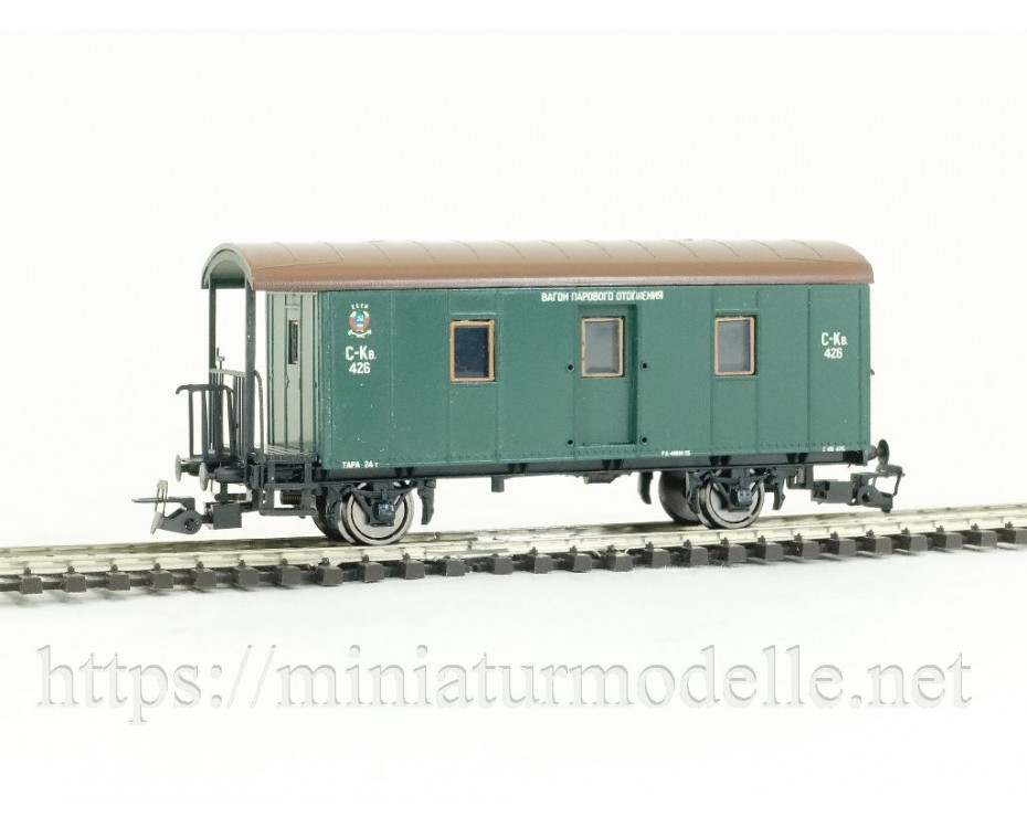 1:120 TT 2205 Passanger car set type NKPS, passanger and heating boiler wagon, CCCP era 2, 2205, Peresvet by https://miniaturmodelle.net