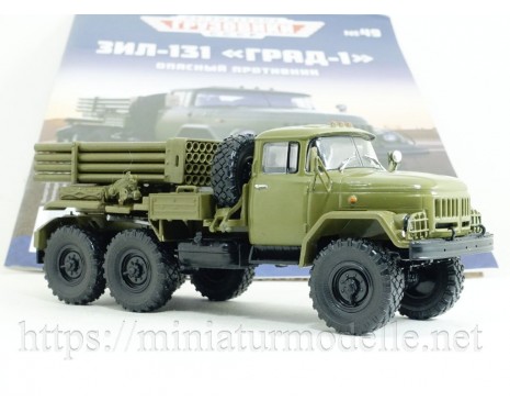 1:43 ZIL 131 multiple rocket launcher GRAD 1 with magazine #49