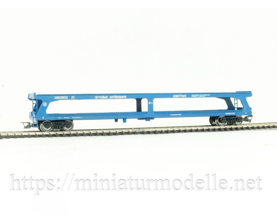 1:120 TT 3642 Autotransportwagen NOVOTRANS der RZD, Epoche 5, 3642, Peresvet by https://miniaturmodelle.net