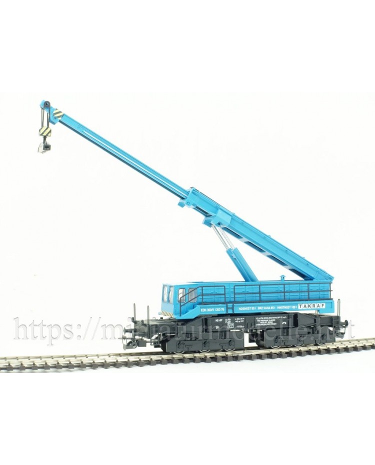 1:120 TT 4232 EDK 300 / 5 Takraf Eisenbahndrehkran der CSD, 4. Epoche