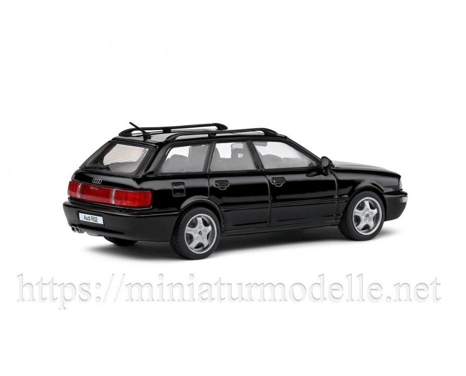 1:43 Audi Avant RS2 1995 brillant black, S4310103, Solido by https://miniaturmodelle.net