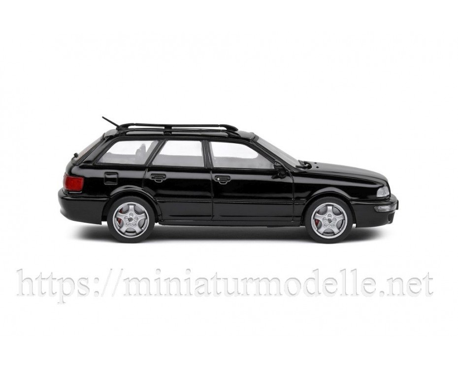 1:43 Audi Avant RS2 1995 brillant black, S4310103, Solido by https://miniaturmodelle.net
