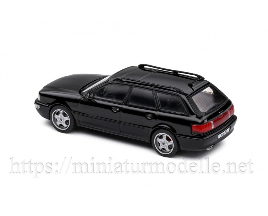 1:43 Audi Avant RS2 1995 brillant black, S4310103, Solido by https://miniaturmodelle.net