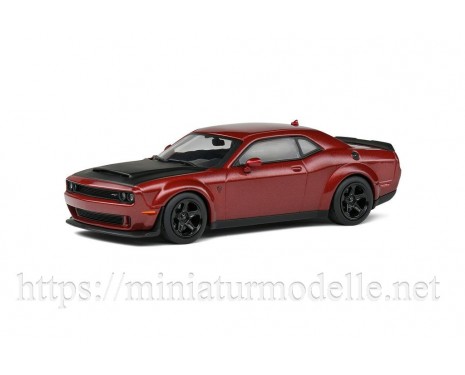 1:43 Dodge Challenger 2018 SRT Demon V8 6.2L, red