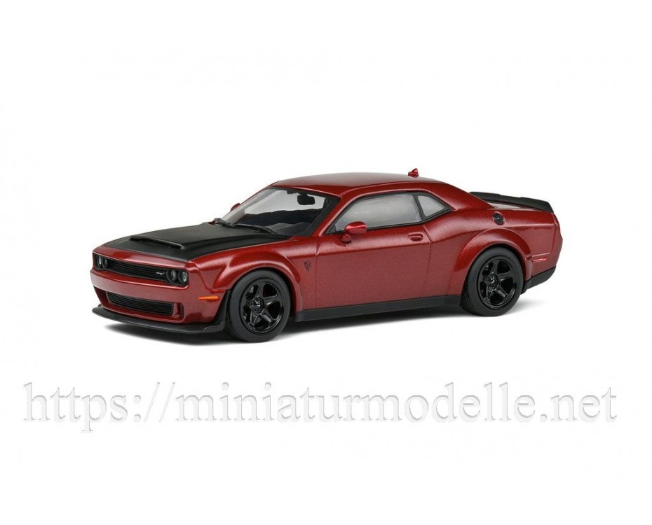 1:43 Dodge Challenger 2018 SRT Demon V8 6.2L, S4310304, Solido by https://miniaturmodelle.net
