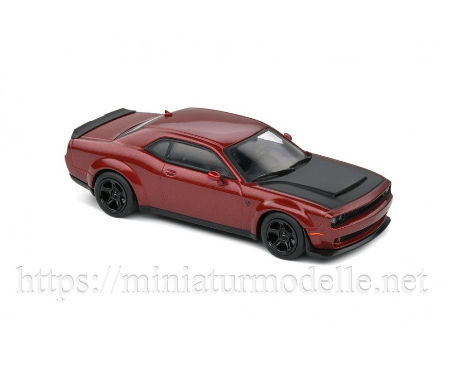 1:43 Dodge Challenger 2018 SRT Demon V8 6.2L, S4310304, Solido by https://miniaturmodelle.net