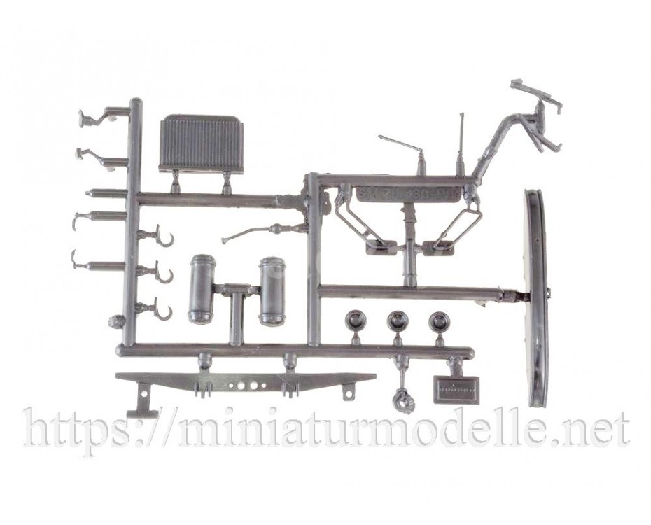 1:43 ZIL 130 dezinfekcijas un dušu transportlīdzeklis DDA 2 armijas, sīksēriju līmmodelis, 1354AVD, AVD Models by https://miniaturmodelle.net