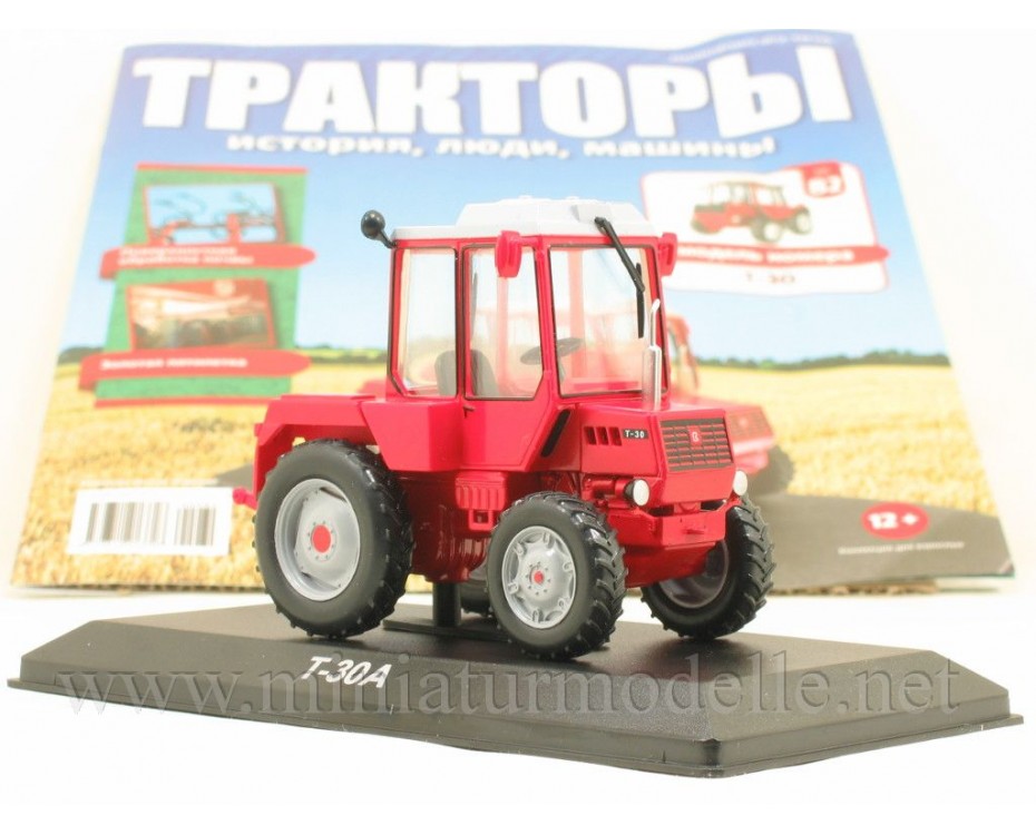 Magazine OVP 1/43 scale Hachette Tractor DT-14 #89 Russian Edit 