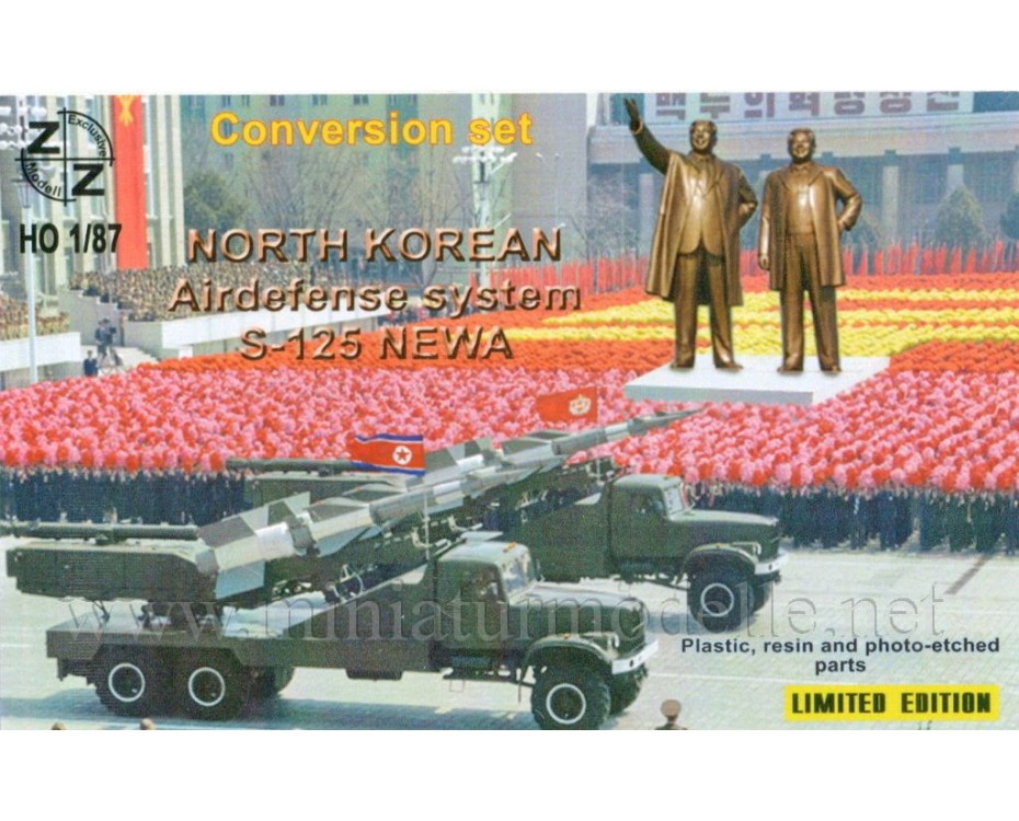 H0 1:87 Airdefense system S 125 NEVA, North Korean, conversion kit,  Z&Z Exclusive Modell by https://miniaturmodelle.net