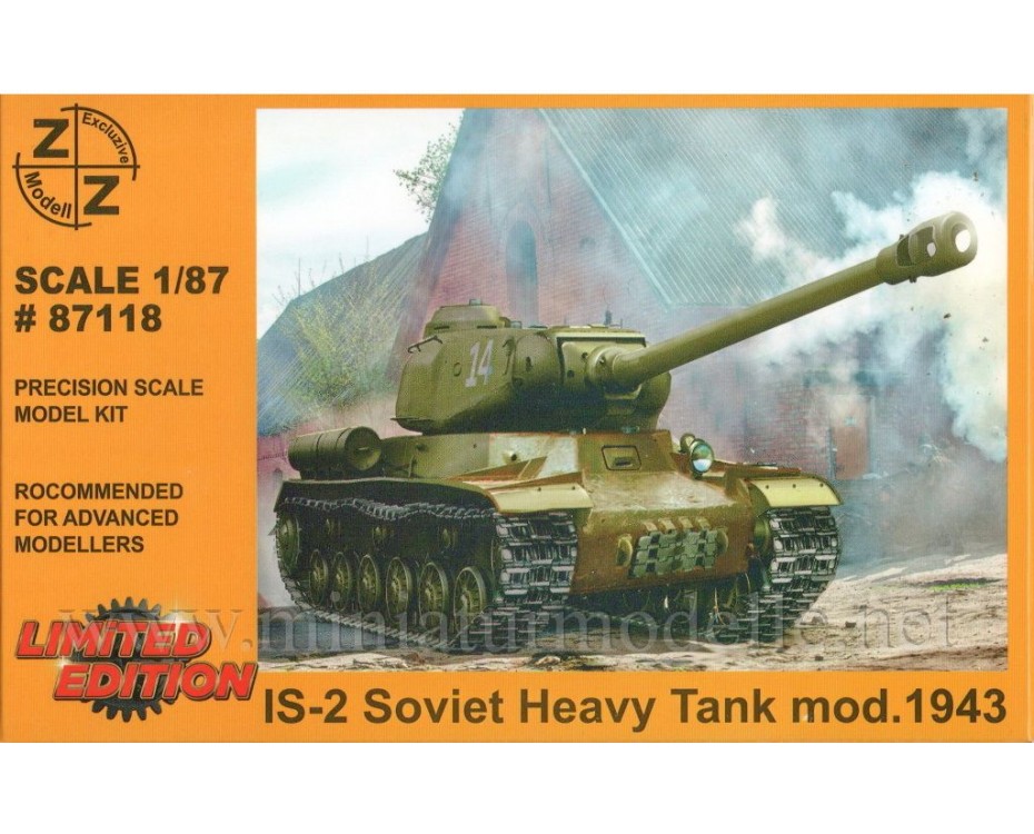 Scale tank 1:43 IS-2 1943