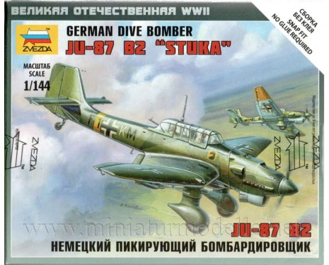 1:144 Junkers JU-87 B2 Stuka german dive bomber, kit 