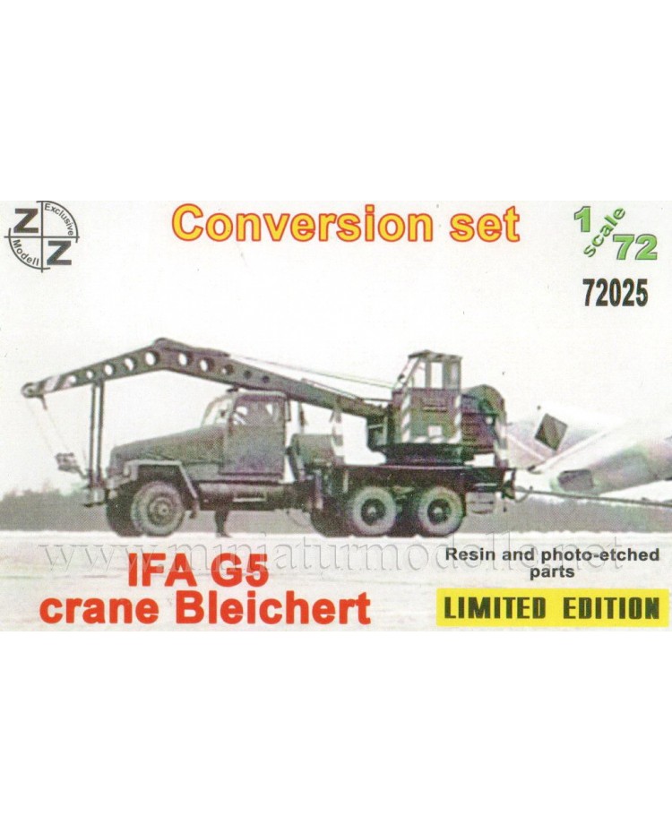 1:72 IFA G5 Crane Bleichert, small batches conversion kit