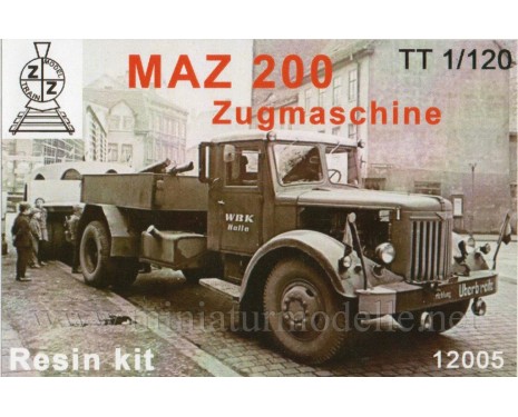 1:120 TT MAZ 200 tractor unit, small batches kit