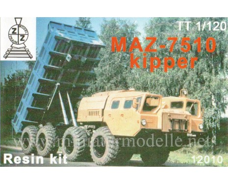 1:120 TT MAZ 7510 dump, small batches kit