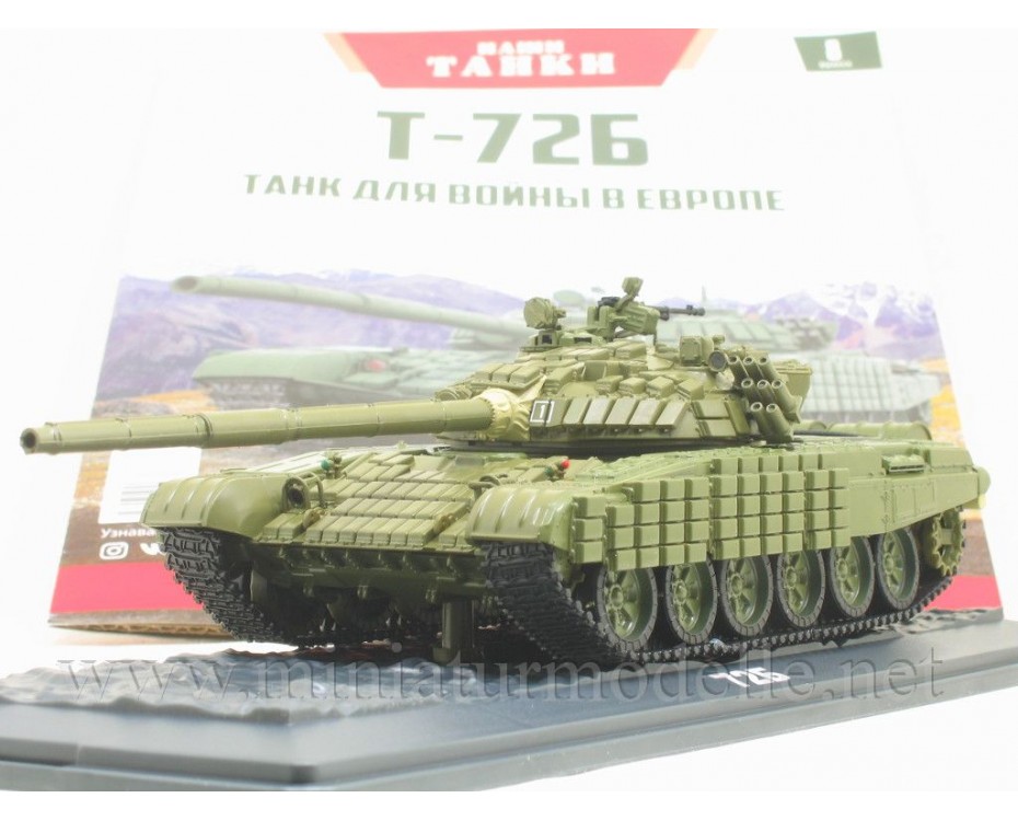 scale model tank 1:43 T-72B 