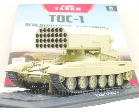 1:43 TOS-1 multiple rocket launcher on a T-72 tank chassis with magazine #14