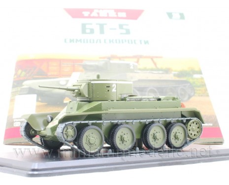 1:43 БТ 5 советский лёгкий танк с журналом №35