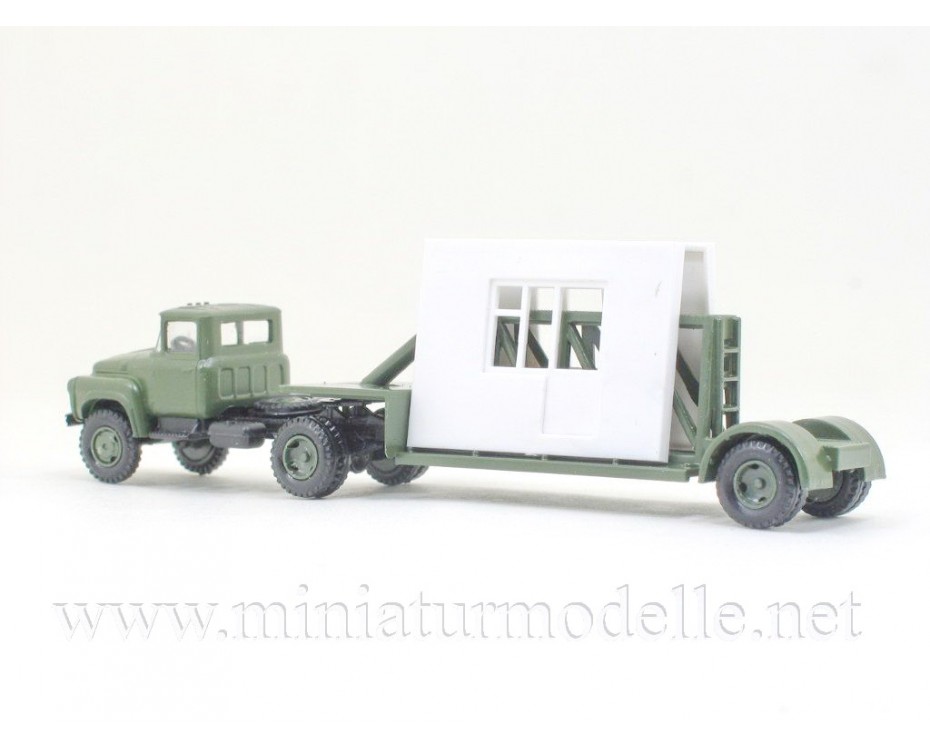 1:120 TT ZIL 130 with trailer and building elements, military,   Miniaturmodelle by https://miniaturmodelle.net