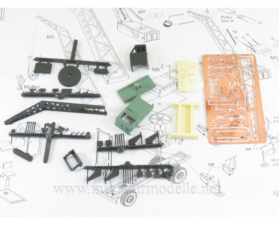 H0 1:87 IFA H3A Crane Bleichert, small batches conversion kit, C87106, Z&Z Exclusive Modell by https://miniaturmodelle.net