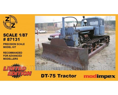 H0 1:87 DT 75 buldozer, small batches model