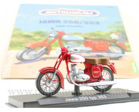 1:24 JAWA 250 / 353 Motorcycle with magazine #13