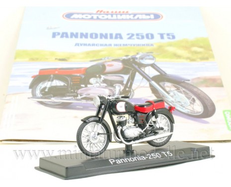 1:24 Pannonia 250 T5 Motorcycle with magazine #18