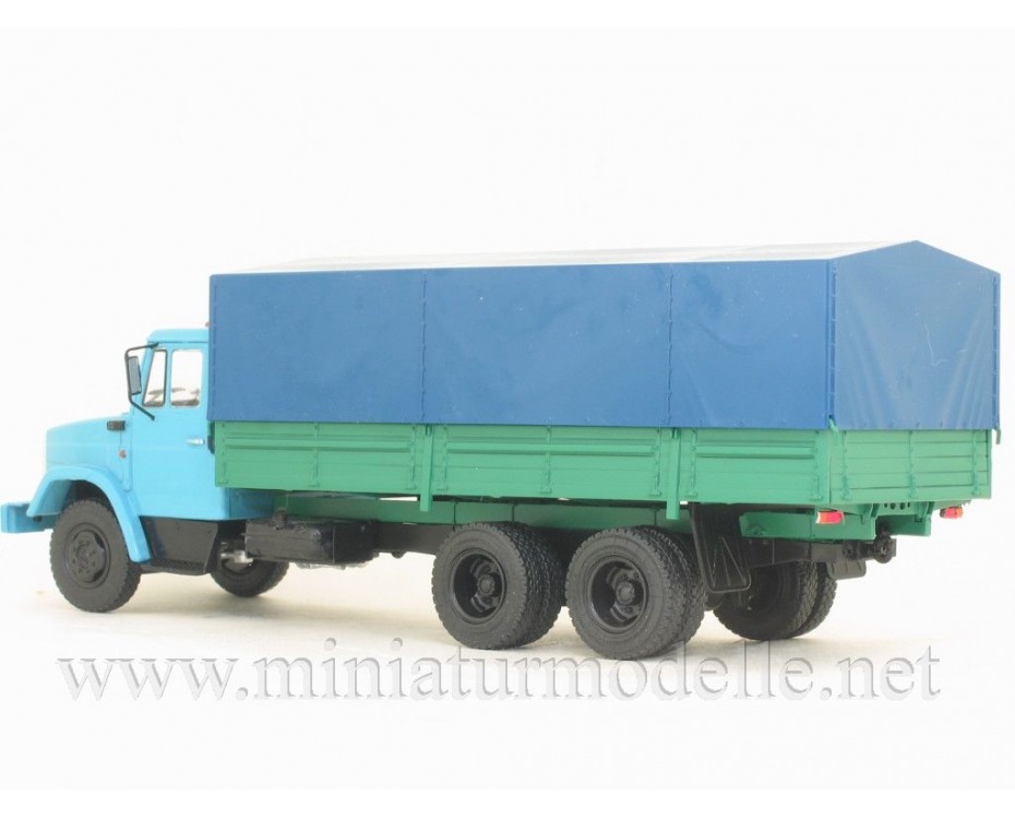 1:43 ZIL 133G40 flatbed truck with canvas top and magazine #61,  Modimio Collections by www.miniaturmodelle.net