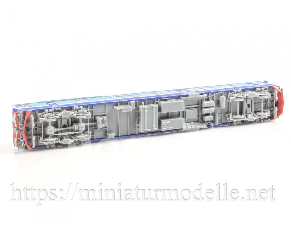 1:87 H0 ACh2 Diesel multiple unit DMU with magazine #10, blue reissue, NP10 A, Modimio Collections by https://miniaturmodelle.net