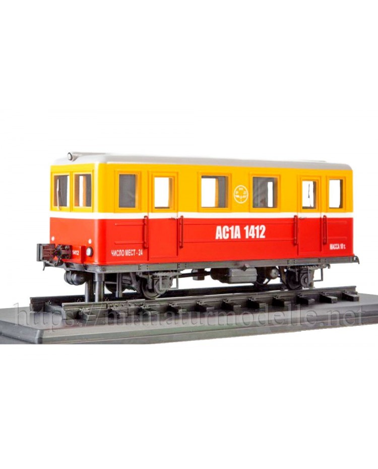 1:43 AS1A Dieseltriebwagen der RZD, 5. Epoche, Standmodelle, Kleinserien