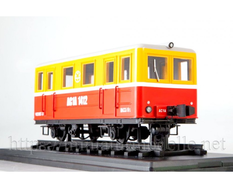 1:43 AS1A Dieseltriebwagen der RZD, 5. Epoche, Standmodelle, Kleinserien, 0074MP, ModelPro by https://miniaturmodelle.net