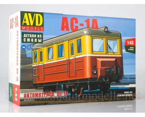 1:43 AS 1A railcar, kit