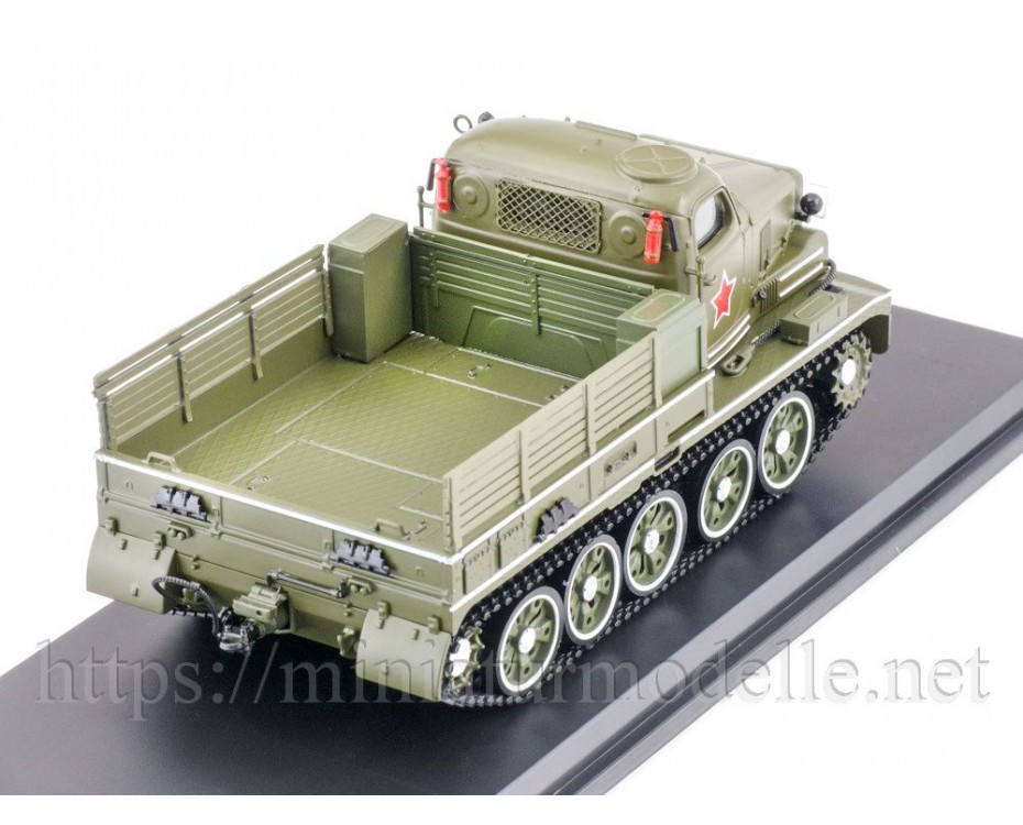 1:43 AT-T Artilleriezugmittel - schwer Pritsche, Militär Truppenparade, SSM3018, Start Scale Models - SSM by https://miniaturmodelle.net