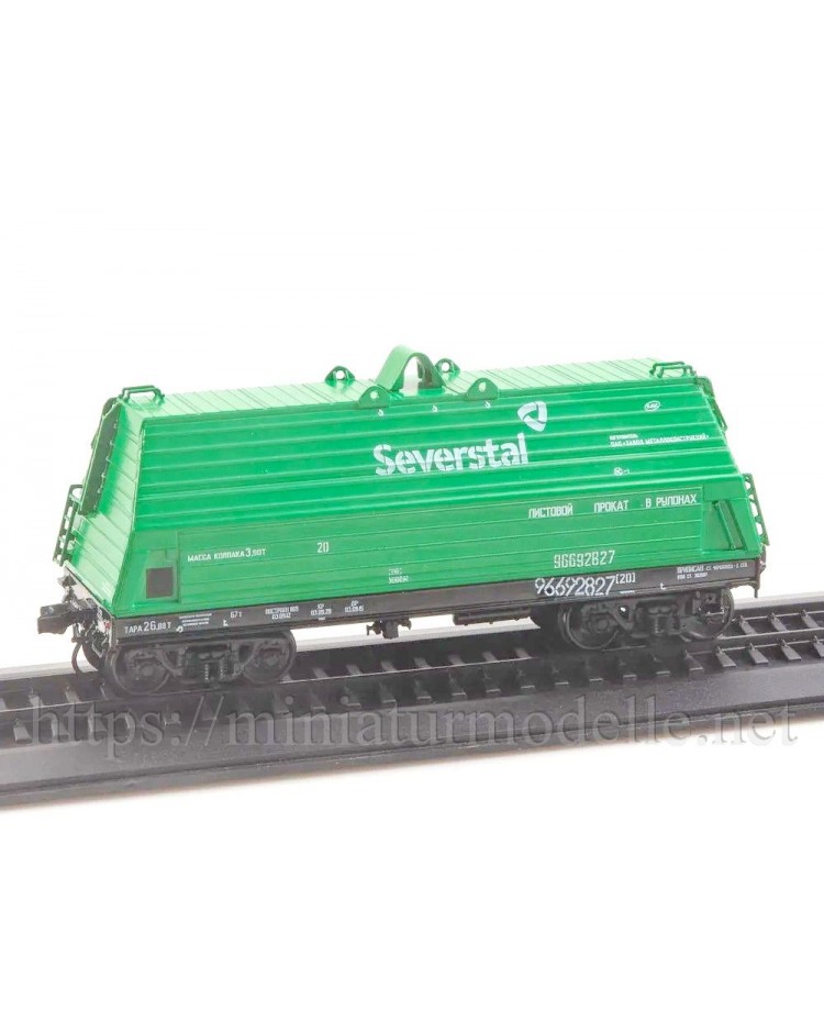 1:87 H0 Blechrollentransportwagen mod. 13-9906 mit Zeitschrift #5, Sonderausgabe