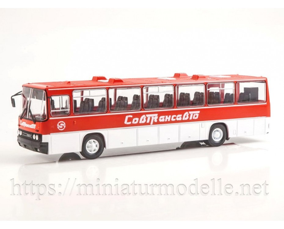 1:43 Ikarus 250.59 Совтрансавто автобус с журналом №18, перевыпуск, NA018 A, Modimio Collections by https://miniaturmodelle.net