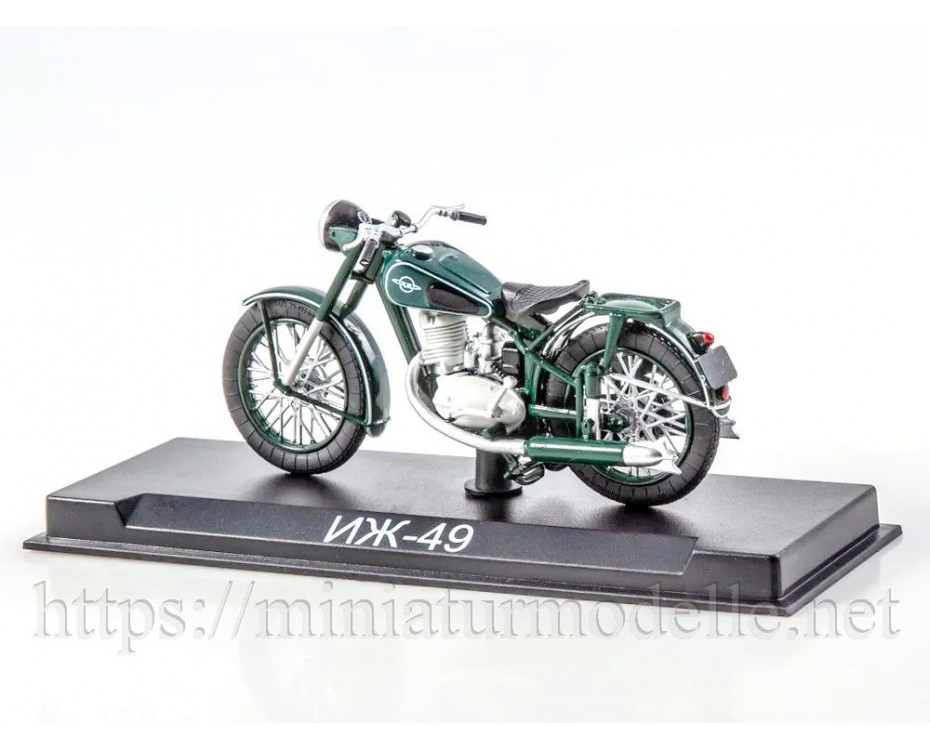 1:24 IZh 49 motorcycle with magazine #70, NM70, Modimio Collections by https://miniaturmodelle.net