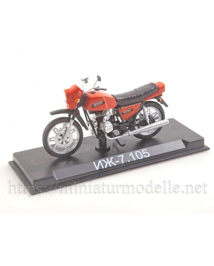 1:24 IZh 7.015 Motorrad mit Zeitschrift #82