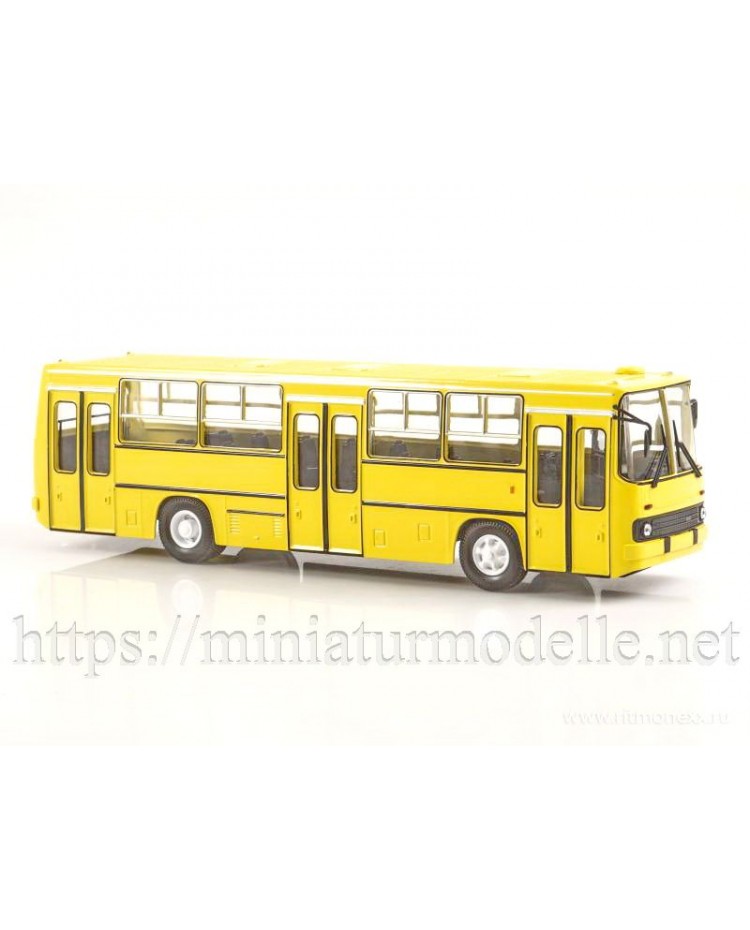 1:43 Ikarus 260.06 Stadtbus mit Zeitschrift #25, gelb Neuauflage