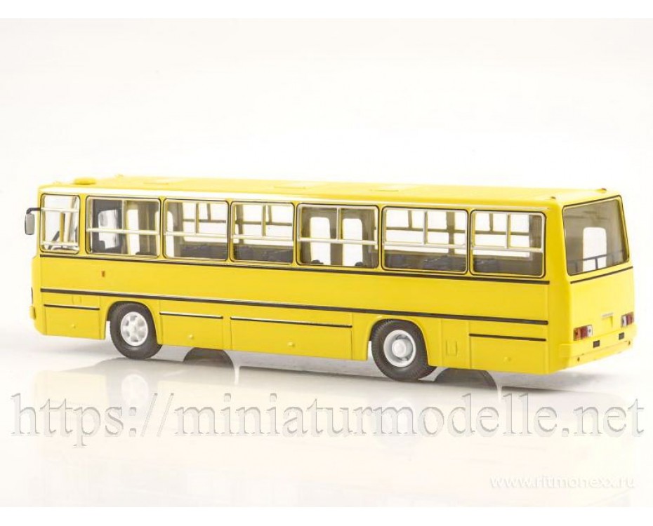 1:43 Ikarus 260.06 Stadtbus mit Zeitschrift #25, gelb Neuauflage, NA025 A, Modimio Collections by https://miniaturmodelle.net