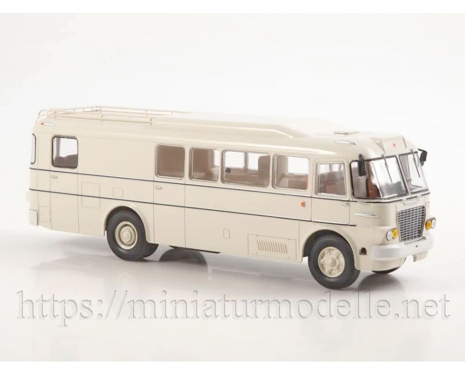 1:43 Ikarus 630 Medicor X-ray bus with magazine #17, special issue, SNA17, Modimio Collections by https://miniaturmodelle.net