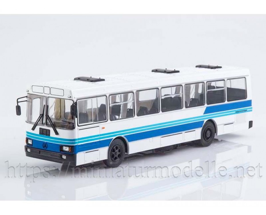 1:43 LAZ 52523 city bus with magazine #68, NA068, Modimio Collections by https://miniaturmodelle.net