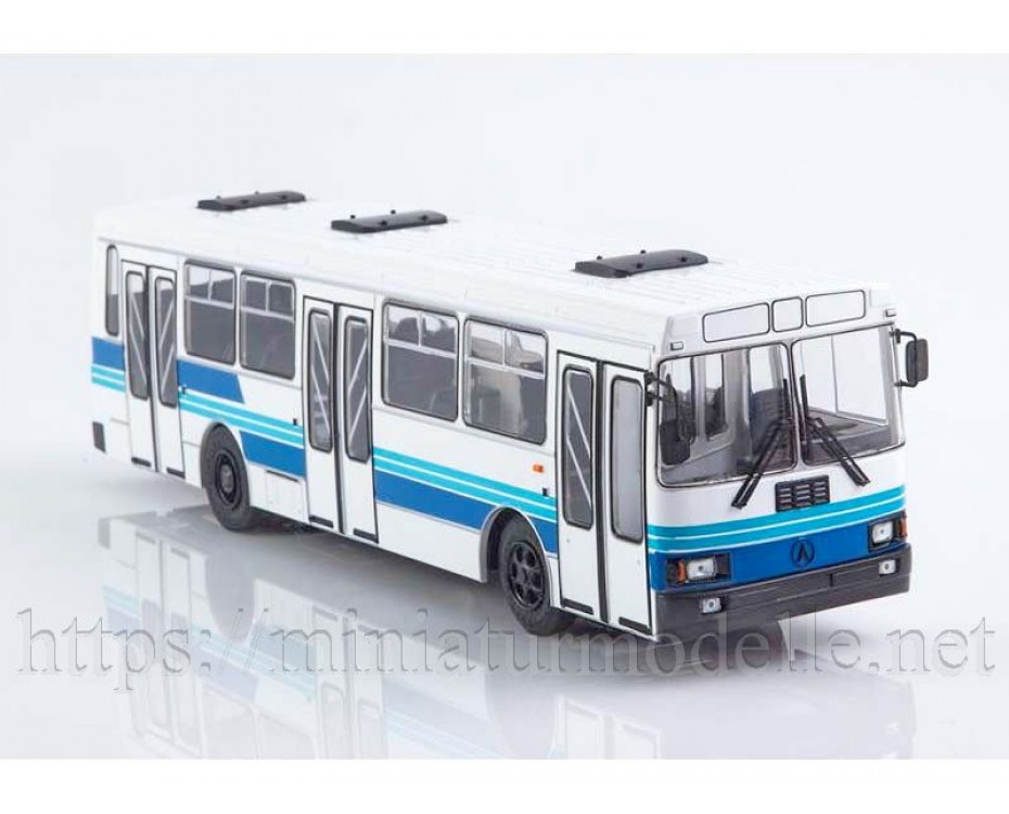 1:43 LAZ 52523 city bus with magazine #68, NA068, Modimio Collections by https://miniaturmodelle.net