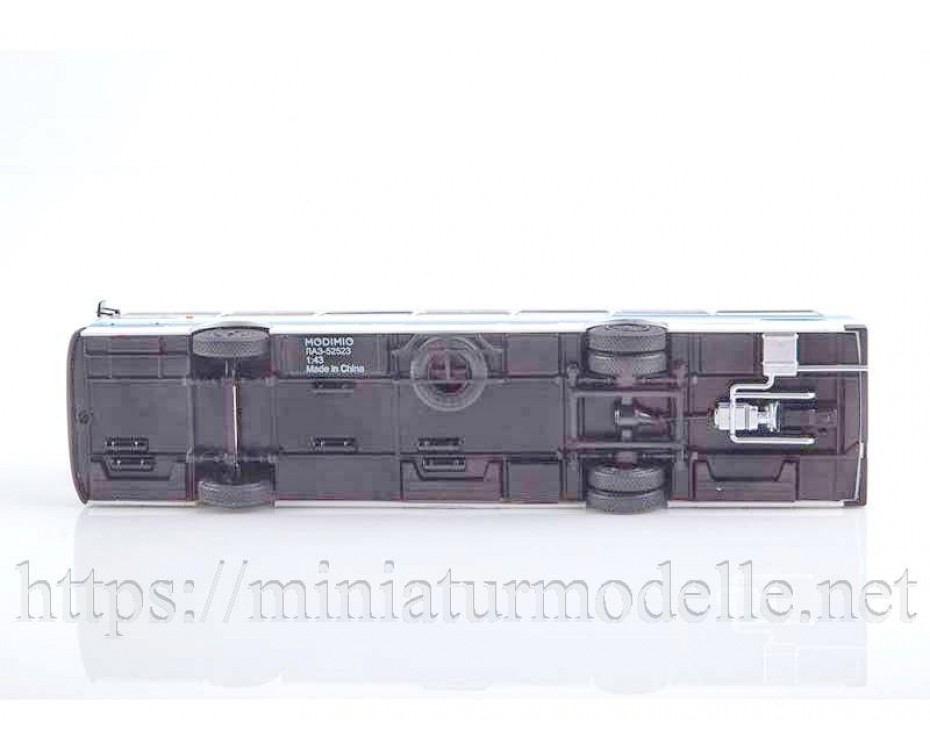 1:43 LAZ 52523 city bus with magazine #68, NA068, Modimio Collections by https://miniaturmodelle.net