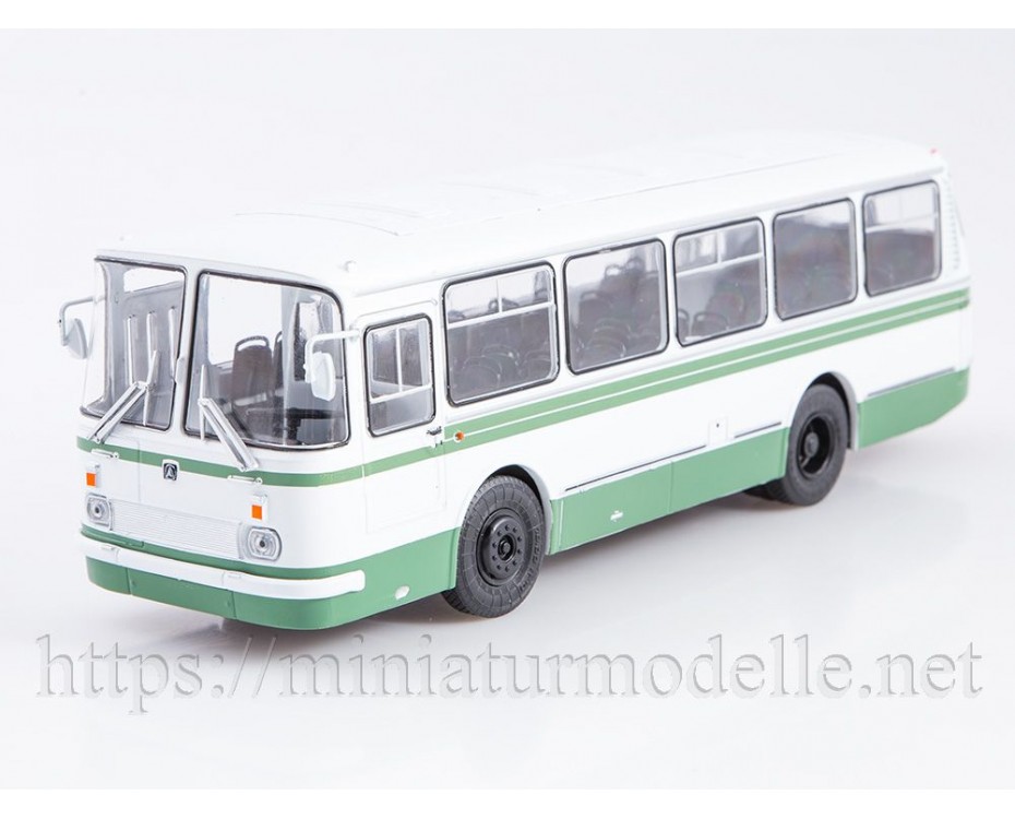 1:43 LAZ 695 N (1978) pilsētas autobuss ar žurnālu #60, NA060, Modimio Collections by https://miniaturmodelle.net