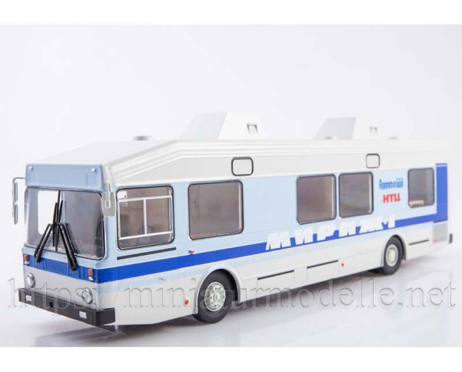 1:43 LIAZ 5919 Mobile medical and diagnostic center Mirage 1 with magazine #10, special issue,  Modimio Collections by www.miniaturmodelle.net